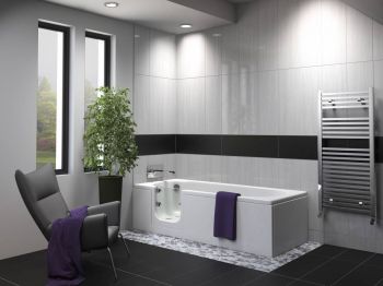 Abalone 1700mm x 700mm Walk In Bath